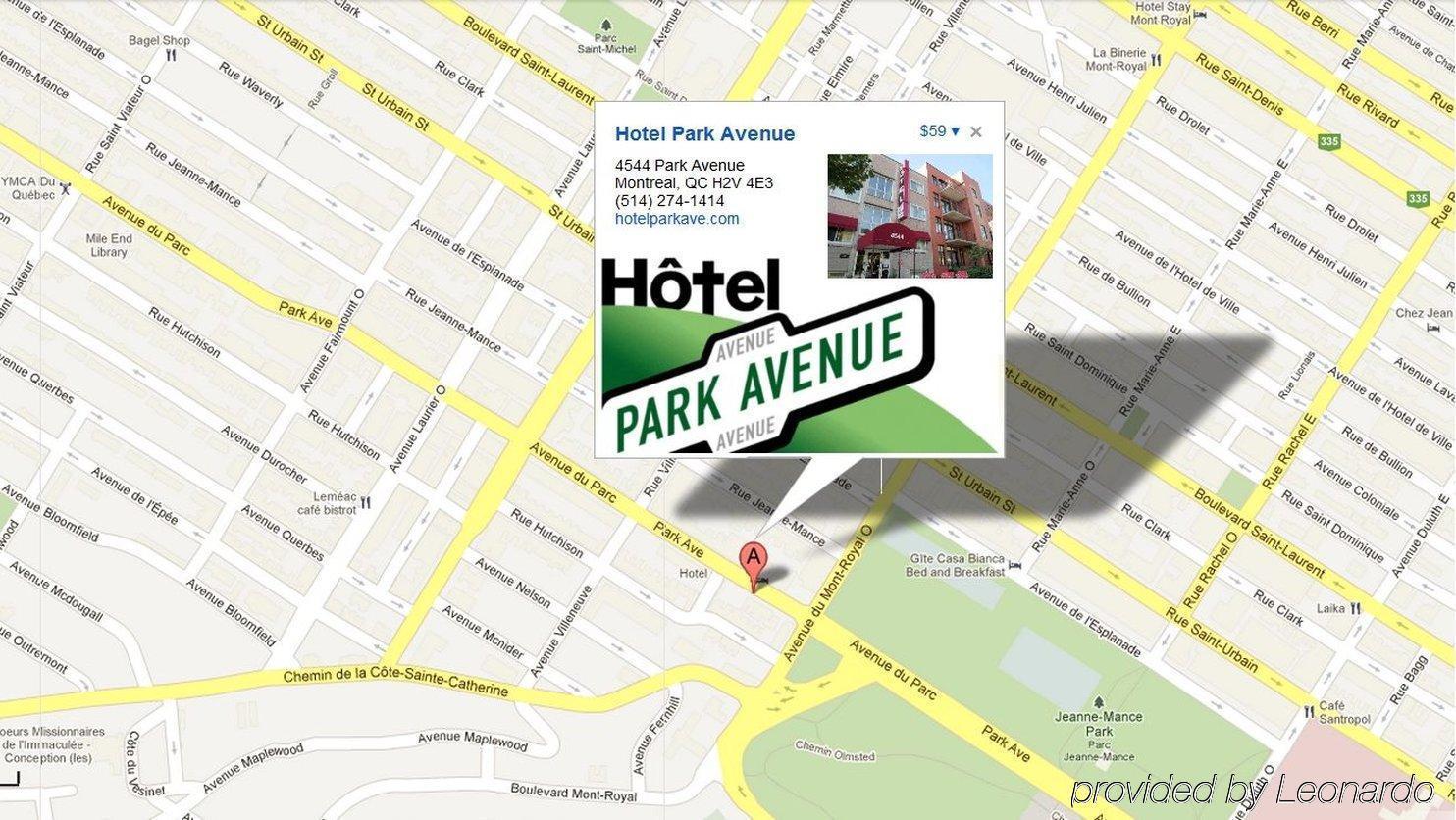 Hotel Park Avenue Montréal Eksteriør billede